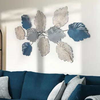 Decoratiune de perete, Casado, Metal, Dimensiuni: 117 x 2 x 57 cm, Multicolor imagine