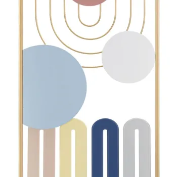 Decoratiune de perete Colorful -A, Mauro Ferretti, 37x84 cm, fier, multicolor imagine