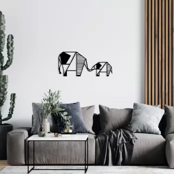 Decoratiune de perete, Cool Woman 2, Metal, Dimensiune: 55 x 25 cm, Negru imagine