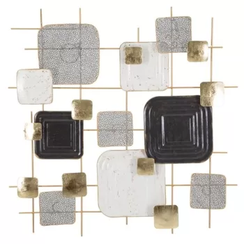 Decoratiune de perete Cubes, Mauro Ferretti, 80x80 cm, fier, multicolor imagine