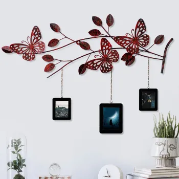 Decoratiune de perete, Dalvere 1, Dimensiuni: 93 x 65 x 4 cm, Multicolor imagine