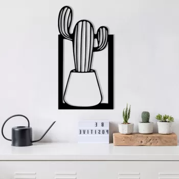 Decoratiune de perete, Deer2 Metal Decor, Metal, Dimensiune: 27 x 50 cm, Negru imagine