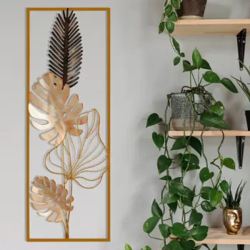Decoratiune de perete, Do More Of What Makes You Happy Metal Decor, Metal, Dimensiune: 32 x 5 x 90 cm, Negru imagine