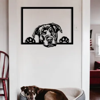 Decoratiune de perete, Enzo 7054, Dimensiune: 70 x 54 cm, Negru imagine