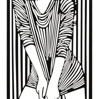 Decoratiune de perete Fashionable, Mauro Ferretti, 40x60 cm, fier, negru imagine