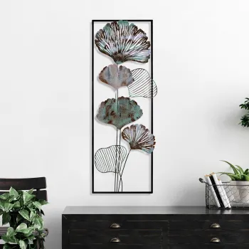 Decoratiune de perete, Fig 2, Dimensiuni: 32 x 90 x 4 cm, Multicolor imagine