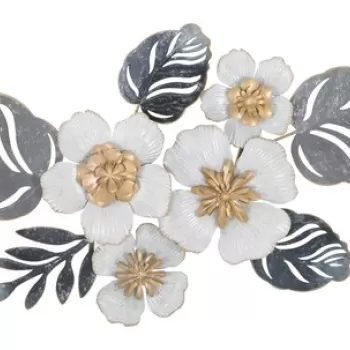 Decoratiune de perete Flot -B, Mauro Ferretti, 66x39 cm, fier, multicolor imagine