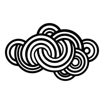 Decoratiune de perete, Geometrical 3, Tanelorn, 70x43 cm, metal imagine