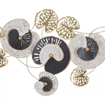 Decoratiune de perete Gloth -A, Mauro Ferretti, 124.5x65 cm, fier, multicolor imagine