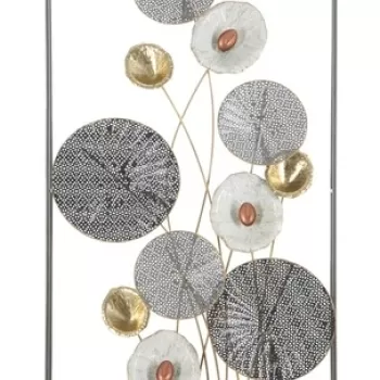 Decoratiune de perete Grid, Mauro Ferretti, 50x90.5 cm, fier, multicolor imagine