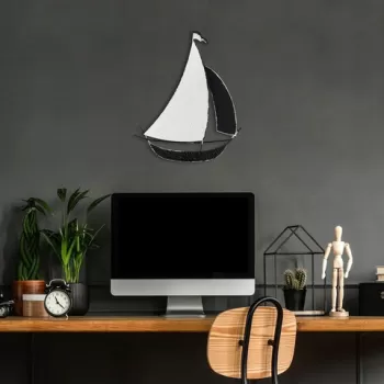 Decoratiune de perete, H?z?r, Metal, Dimensiune: 39 x 48 cm, Multicolor imagine