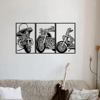 Decoratiune de perete, Jesus, Metal, 100 x 50 cm, Nuc negru imagine