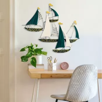 Decoratiune de perete, Kad?rga 2, Metal, 91 x 77 cm, Multicolor imagine