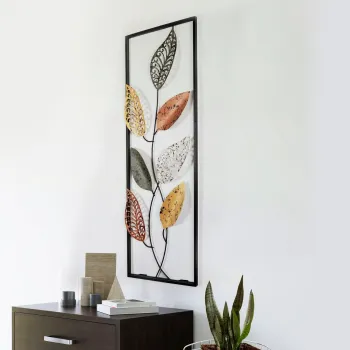 Decoratiune de perete, Lindo-3, Metal, Grosime: 0,6 mm, Multicolor imagine