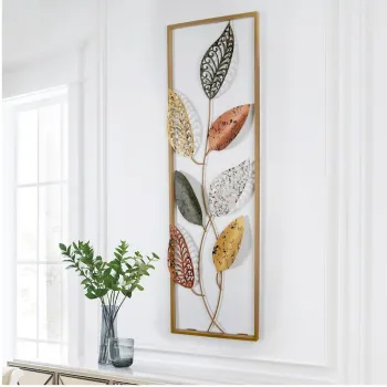 Decoratiune de perete, Lindo-4, Metal, Grosime: 0,6 mm, Multicolor imagine
