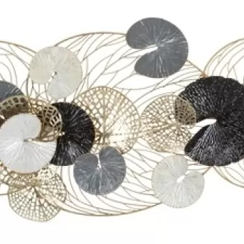Decoratiune de perete Luxy, Mauro Ferretti, 124.5x55 cm, fier, multicolor imagine