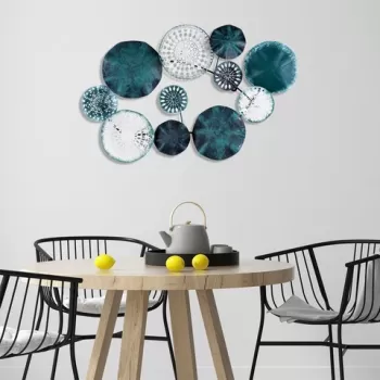 Decoratiune de perete, Metal Art Charm, Metal, Dimensiune: 82 x 50 x 5 cm, Multicolor imagine