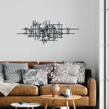 Decoratiune de perete, Mihrimah 2, Dimensiuni: 113 x 7 x 44 cm, Multicolor imagine