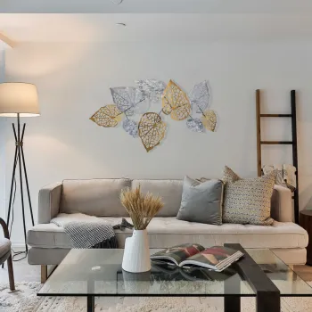 Decoratiune de perete, Muhayyel, Dimensiuni: 120 x 12,5 x 72 cm, Multicolor imagine