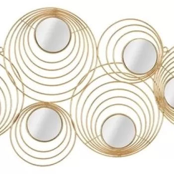 Decoratiune de perete, Rays, Mauro Ferretti, 90x45 cm, fier imagine