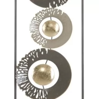 Decoratiune de perete Ring, Mauro Ferretti, 31x3x89.5 cm, fier, multicolor imagine