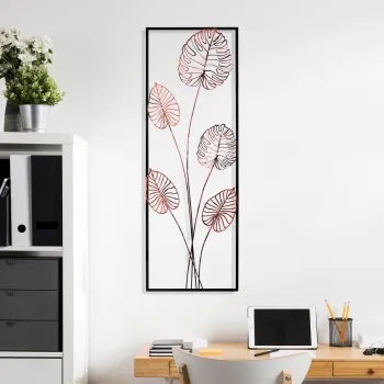 Decoratiune de perete, Strawberry 2, Dimensiuni: 32 x 90 x 4 cm, Multicolor imagine