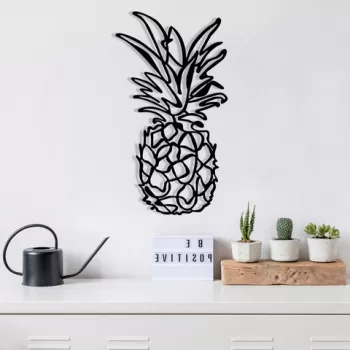 Decoratiune de perete, Vecihi, Metal, Dimensiune: 33 x 60 cm, Negru imagine