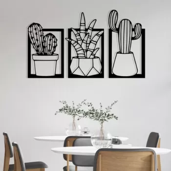 Decoratiune de perete, World Map Metal Decor, Metal, Dimensiune: 49 x 29 cm, Negru imagine