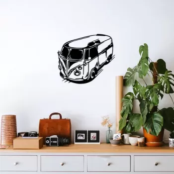Decoratiune de perete, Woswos, Metal, Dimensiune: 70 x 60 cm, Negru imagine
