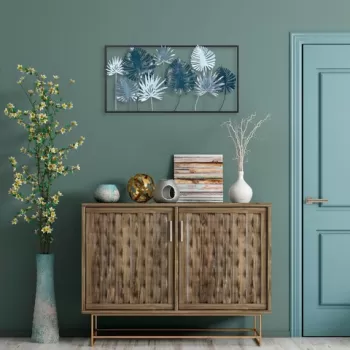 Decoratiune de perete, Y?ld?z, Metal, Dimensiune: 41 x 81 x 5 cm, Multicolor imagine