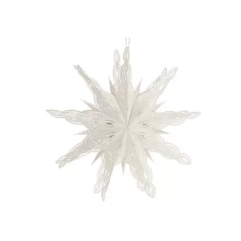 Decoratiune Design A, 33x23.5x1 cm, hartie, alb imagine
