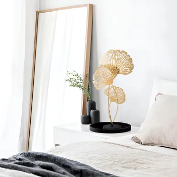 Decoratiune, Dm-001, 59x30x13 cm, Aur/Negru imagine