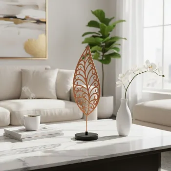 Decoratiune, Dm-002-A, 49x15x13 cm, Cupru/Negru imagine