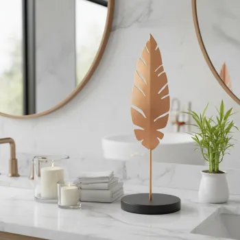 Decoratiune, Dm-003-A, 51x13x13 cm, Cupru/Negru imagine