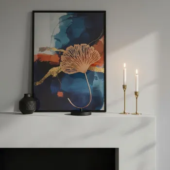 Decoratiune, Dm-005-A, 46x25x13 cm, Cupru/Negru imagine