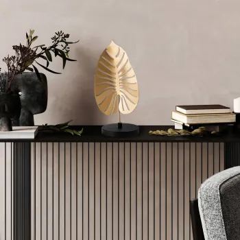 Decoratiune, Dm-007, 32x16x13 cm, Aur/Negru imagine