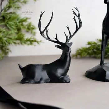 Decoratiune, Ers2165, BIOPLASTIC, Negru imagine