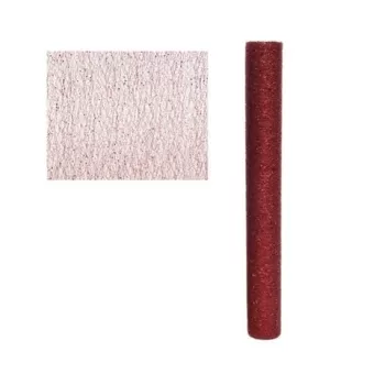 Decoratiune glitter structure, Decoris, 200x35 cm, poliester, rosu imagine