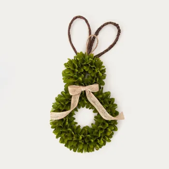 Decoratiune Kiri, Homla, 26x3x40 cm, plastic, verde imagine