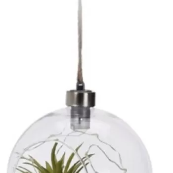Decoratiune luminoasa Aloe, 12x12 cm, polipropilena imagine