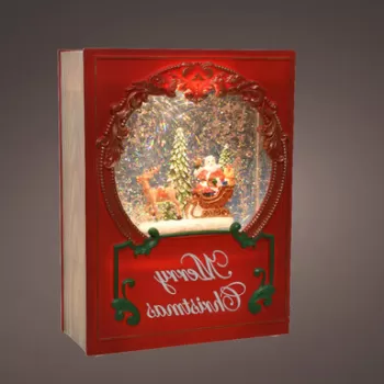 Decoratiune luminoasa Book, Lumineo, 7x16x21 cm, plastic, multicolor imagine