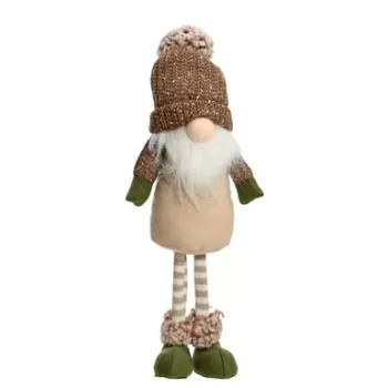 Decoratiune luminoasa Gnome, Lumineo, 8x18x42 cm, poliester, maro imagine