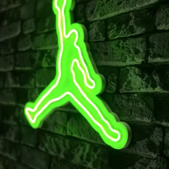 Decoratiune luminoasa LED, Basketball, Benzi flexibile de neon, DC 12 V, Verde imagine