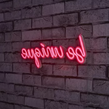 Decoratiune luminoasa LED, Be Unique, Benzi flexibile de neon, DC 12 V, Rosu imagine