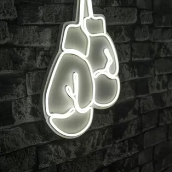 Decoratiune luminoasa LED, Boxer, Benzi flexibile de neon, DC 12 V, Alb imagine
