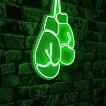 Decoratiune luminoasa LED, Boxer, Benzi flexibile de neon, DC 12 V, Verde imagine