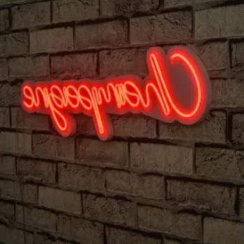 Decoratiune luminoasa LED, Champagne, Benzi flexibile de neon, DC 12 V, Rosu imagine