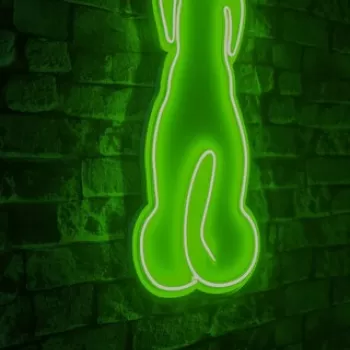 Decoratiune luminoasa LED, Doggy, Benzi flexibile de neon, DC 12 V, Verde imagine