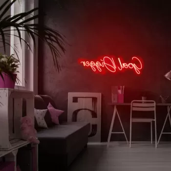 Decoratiune luminoasa LED, Goal Digger, Benzi flexibile de neon, DC 12 V, Rosu imagine