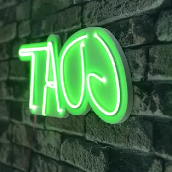 Decoratiune luminoasa LED, GOAT, Benzi flexibile de neon, DC 12 V, Verde imagine
